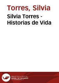 Portada:Silvia Torres - Historias de Vida