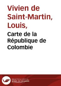 Portada:Carte de la République de Colombie