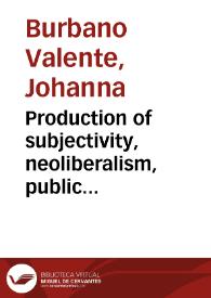 Portada:Production of subjectivity, neoliberalism, public spaces. Social imaginary significations of public transport in Bogotá