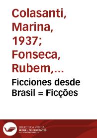 Portada:Ficciones desde Brasil = Ficções