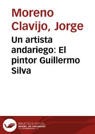 Portada:Un artista andariego: El pintor Guillermo Silva