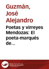 Portada:Poetas y virreyes Mendozas: El poeta-marqués de Santillana: don Íñigo Hurtado de Mendoza