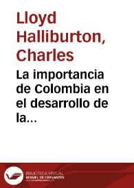 Portada:La importancia de Colombia en el desarrollo de la poesía hispanoamericana : 1825-1963