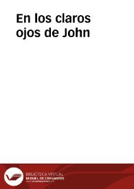 Portada:En los claros ojos de John / por Antonio Ferrés
