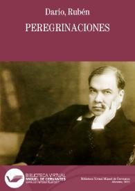 Portada:Peregrinaciones / por Rubén Darío; ilustraciones de Enrique Ochoa