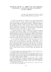 Portada:Relación entre "El jardín de las delicias" del Bosco y de Ayala en el contexto de sus obras / Ricardo Arias