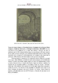 Portada:Tesoro de Autores Ilustres, o Colección Selecta y Económica de las Mejores Obras Antiguas y Modernas Nacionales y Extranjeras (Barcelona, 1842-1899?) [Semblanza] / Inés Nieto Márquez