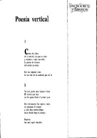 Portada:Cuadernos Hispanoamericanos, núm. 492 (junio 1991). Poesía vertical / Roberto Juarroz