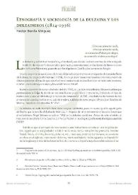 Portada:Etnografía y sociología de la dulzaina y los dulzaineros (1814-1936) / Héctor Bonilla Mínguez