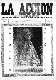 Portada:Número extraordinario, núm. 1, 15 de agosto de 1907