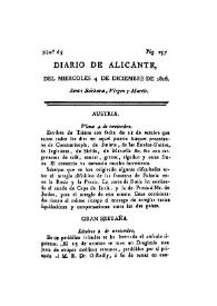 Portada:Núm. 65, 4 de diciembre de 1816