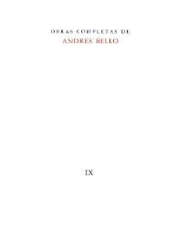 Portada:Temas de crítica literaria / Andrés Bello; prólogo sobre \"Los temas del pensamiento crítico de Bello\", por Arturo Uslar Pietri