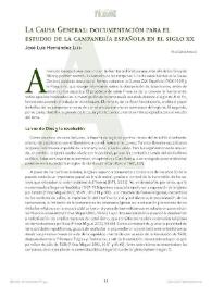 Portada:La Causa General: documentación para el estudio de la campanería española en el siglo XX / José Luis Hernández Luis