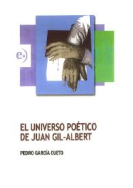 Portada:El universo poético de Juan Gil-Albert / Pedro García Cueto