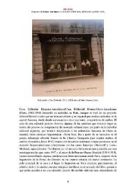 Portada:Casa Editorial Hispano-Americana/Casa Editorial Franco-Ibero-Americana (París, 1911-1930) [Semblanza] / Margarita Merbilhaá