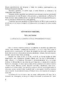 Portada:La ciencia en la España actual: Universidad y C.S.I.C. / Pedro Laín Entralgo