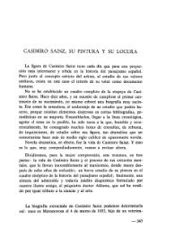 Portada:Casimiro Sainz, su pintura y su locura / José Simón Cabarga