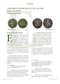 Portada:Orígenes y evolución del escudo del reino de León / José Luis Díez Pascual