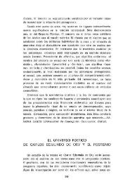 Portada:El universo poético de Carlos Edmundo de Ory y el Postismo / José Manuel Polo de Bernabé