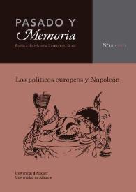 Portada:Núm. 10 (2011). Los Políticos Europeos y Napoleón. European Politicians and Napoleon