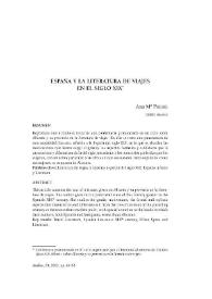 Portada:España y la literatura de viajes en el siglo XIX / Ana M.ª Freire