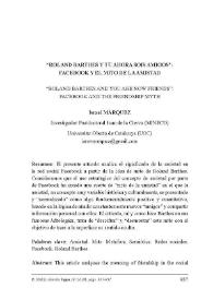 Portada:\"La colmena científica o el café de Negrín\": (re)visión de la ciencia de la Edad de Plata desde la memoria del teatro español del siglo XXI / María del Mar Mañas Martínez