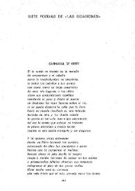 Portada:Siete poemas de "Las ocasiones" / Eugenio Montale