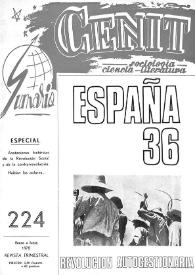 Portada:Año XXVIII, núm. 224, enero a junio 1978