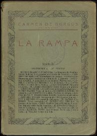 Portada:La rampa : novela / Carmen de Burgos "Colombine"