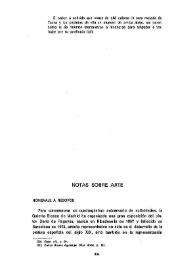 Portada:Cuadernos Hispanoamericanos, núm. 375 (septiembre 1981). Notas sobre arte / Raúl Chávarri