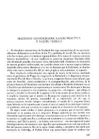 Portada:Machado abandonado: Razón práctica y Razón teórica / Juan Carlos Rodríguez 