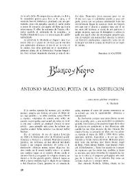 Portada:Antonio Machado, poeta de la Institución / Antonio Jiménez-Landi