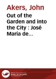 Portada:Out of the Garden and into the City : José María de Pereda's Pedro Sánchez / John Akers