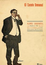 Portada:Almas errantes : novela / por Ricardo J. Catarineu; ilustraciones de Estevan