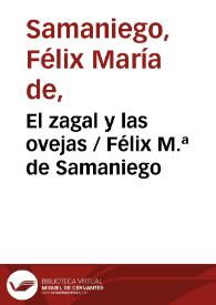 Portada:El zagal y las ovejas / Félix M.ª de Samaniego