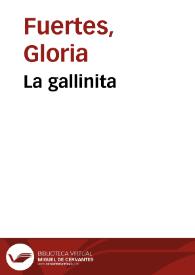 Portada:La gallinita / Gloria Fuertes