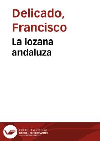 Portada:La lozana andaluza / Francisco Delicado
