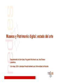 Portada:Red.es y los contenidos culturales en Internet / Ana Álvarez Lacambra