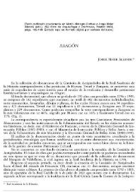 Portada:Aragón. 250 años de Arqueología y Patrimonio / Jorge Maier Allende