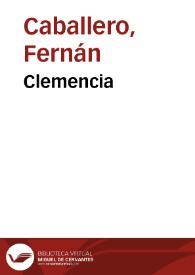 Portada:Clemencia / Fernán Caballero