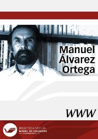 Portada:Manuel Álvarez Ortega / director Francisco Ruiz Soriano