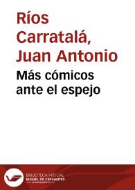 Portada:Más cómicos ante el espejo