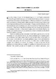 Portada:Diez tesis sobre la acción humana / Daniel González Lagier