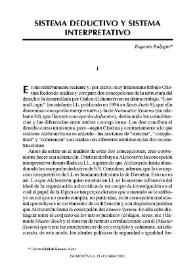 Portada:Sistema deductivo y sistema interpretativo / Eugenio Bulygin