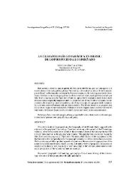 Portada:La climatología geográfica en Brasil: de lo producido a lo enseñado