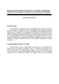 Portada:Rehabilitación de edificios históricos y centros comerciales: elementos de reflexión a partir de algunos ejemplos / Jesús Suárez Arévalo