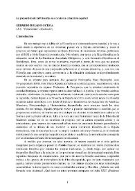 Portada:La proyección de la Filosofía en el sistema educativo español / Gerardo Bolado Ochoa