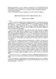 Portada:Preparación del nuevo volumen del CIL [Corpus Inscriptionum Latinarum] II / Antonio García y Bellido
