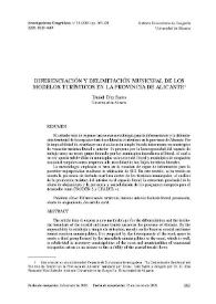 Portada:Diferenciación y delimitación municipal de los modelos turísticos en la provincia de Alicante / Daniel Díez Santo