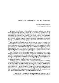 Portada:Fonética extremeña en el siglo XIX / Antonio Viudas Camarasa